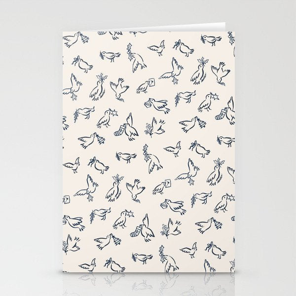 Christmas Messengers Ivory Stationery Card Gallery Image 2
