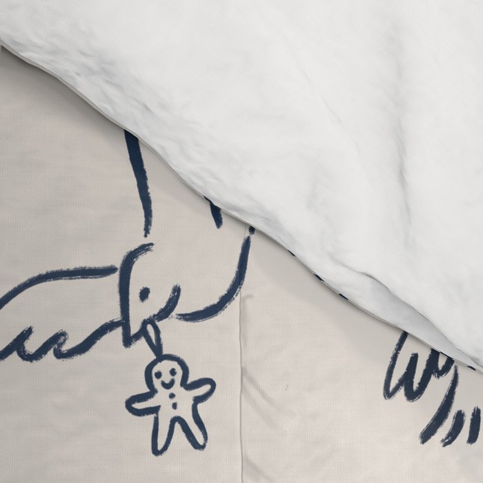 Christmas Messengers Ivory Comforter Gallery Image 4