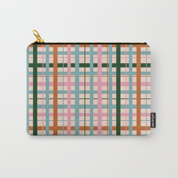Gingham - Pastel Color  Carry All Pouch Gallery Image 1