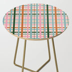 Gingham - Pastel Color  Side Table Gallery Image 2