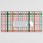 Gingham - Pastel Color  Desk Mat Gallery Image 1