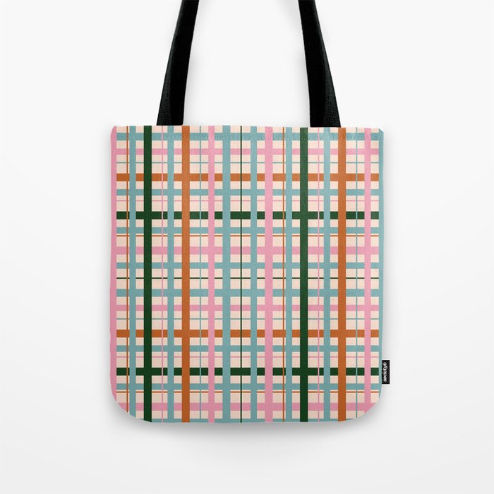 Gingham - Pastel Color  Tote Bag Gallery Image 1