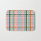 Gingham - Pastel Color  Bath Mat Gallery Image 1