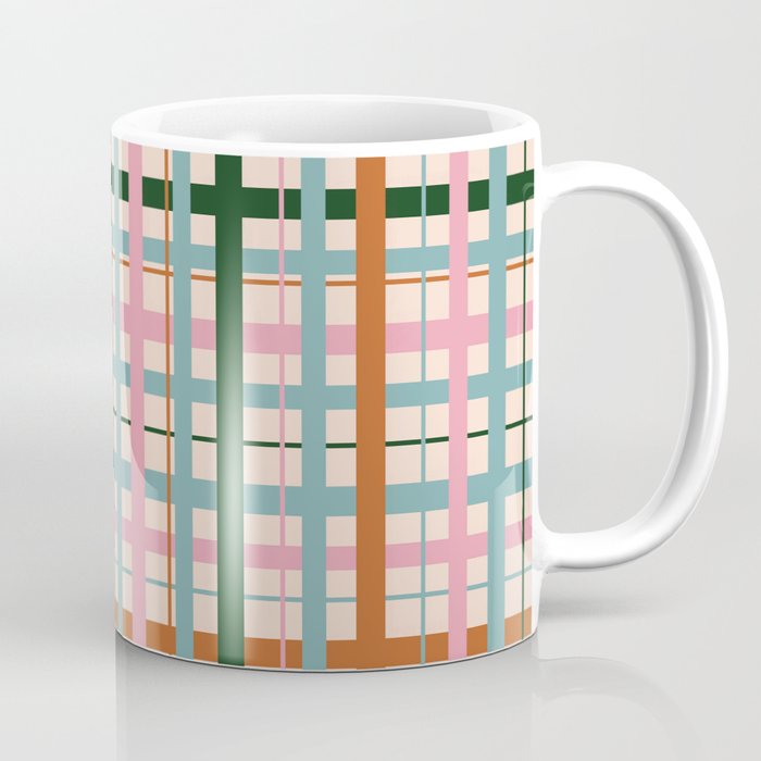 Gingham - Pastel Color  Coffee Mug Gallery Image 1