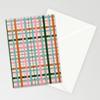 Gingham - Pastel Color  Stationery Card Gallery Image 2