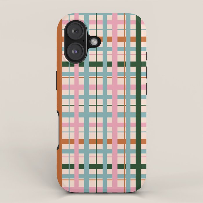 Gingham - Pastel Color  iPhone Case Gallery Image 1