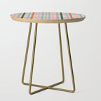 Gingham - Pastel Color  Side Table Gallery Image 1