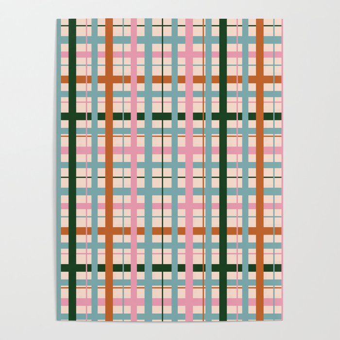 Gingham - Pastel Color  Poster Gallery Image 4