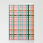 Gingham - Pastel Color  Stationery Card Gallery Image 2