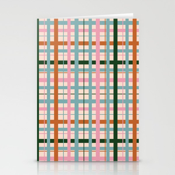 Gingham - Pastel Color  Stationery Card Gallery Image 2