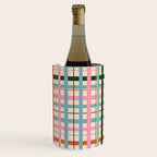 Gingham - Pastel Color  Wine Chiller Gallery Image 1