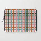 Gingham - Pastel Color  Laptop Sleeve Gallery Image 1