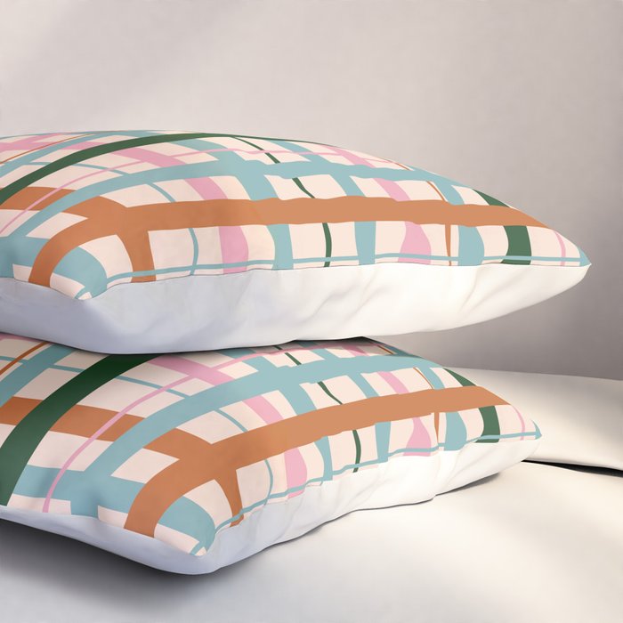 Gingham - Pastel Color  Pillow Sham Gallery Image 3