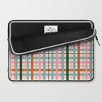 Gingham - Pastel Color  Laptop Sleeve Gallery Image 2