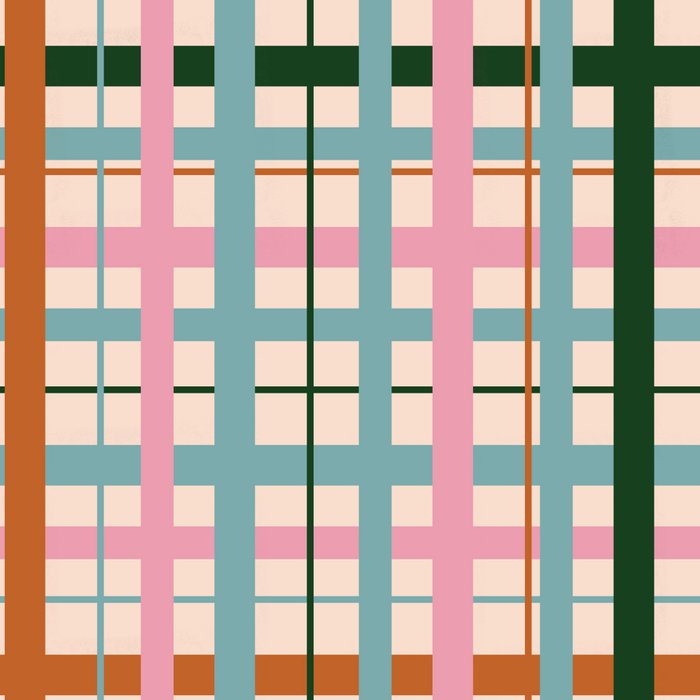 Gingham - Pastel Color  Coffee Mug Gallery Image 2