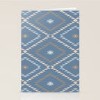 Southwestern Geometric - Denim Nude Stationery Card Gallery Image 2