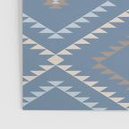 Southwestern Geometric - Denim Nude Poster Gallery Image 3