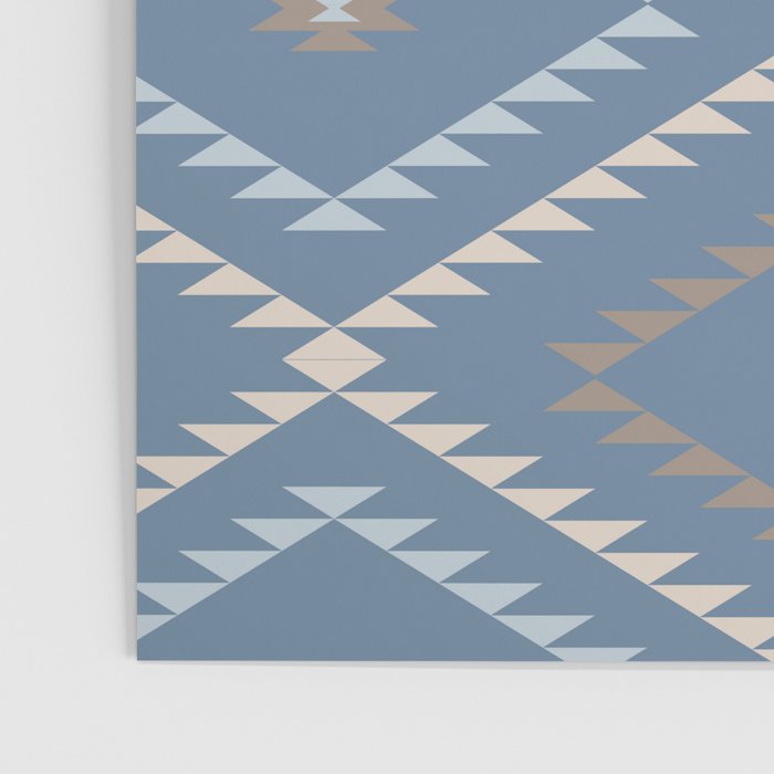 Southwestern Geometric - Denim Nude Poster Gallery Image 3