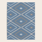 Southwestern Geometric - Denim Nude Poster Gallery Image 4