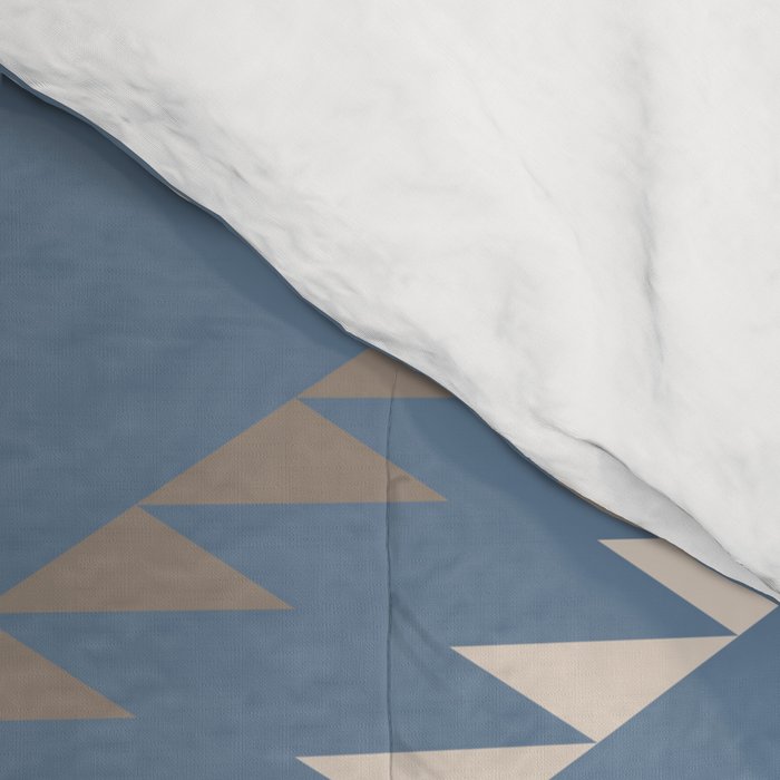 Southwestern Geometric - Denim Nude Comforter Gallery Image 4