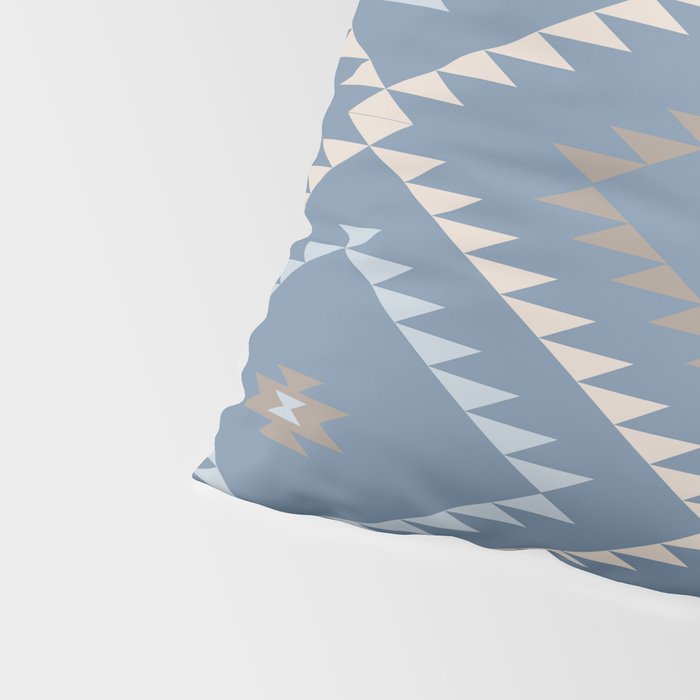 Southwestern Geometric - Denim Nude Pillow Sham Gallery Image 4