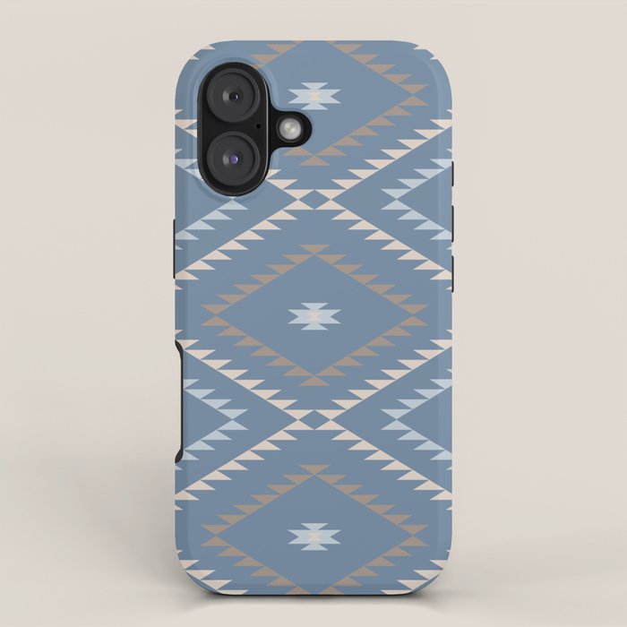 Southwestern Geometric - Denim Nude iPhone Case Gallery Image 1