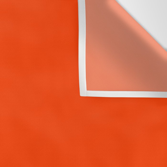 Tangy Solid Orange Pop Wall Tapestry Gallery Image 3