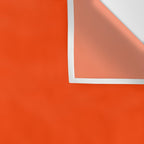 Tangy Solid Orange Pop Wall Tapestry Gallery Image 3