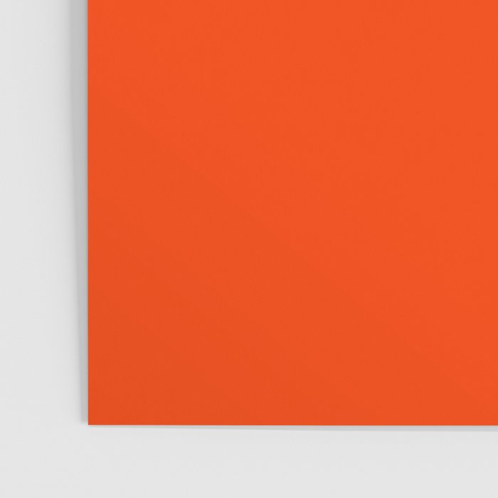 Tangy Solid Orange Pop Poster Gallery Image 3