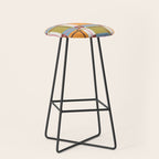Autumn Breeze Checks Stool Gallery Image 1