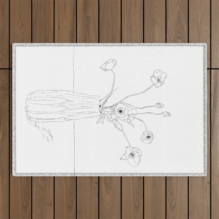 Dear Reminder Line Outdoor Rug Gallery Image 1