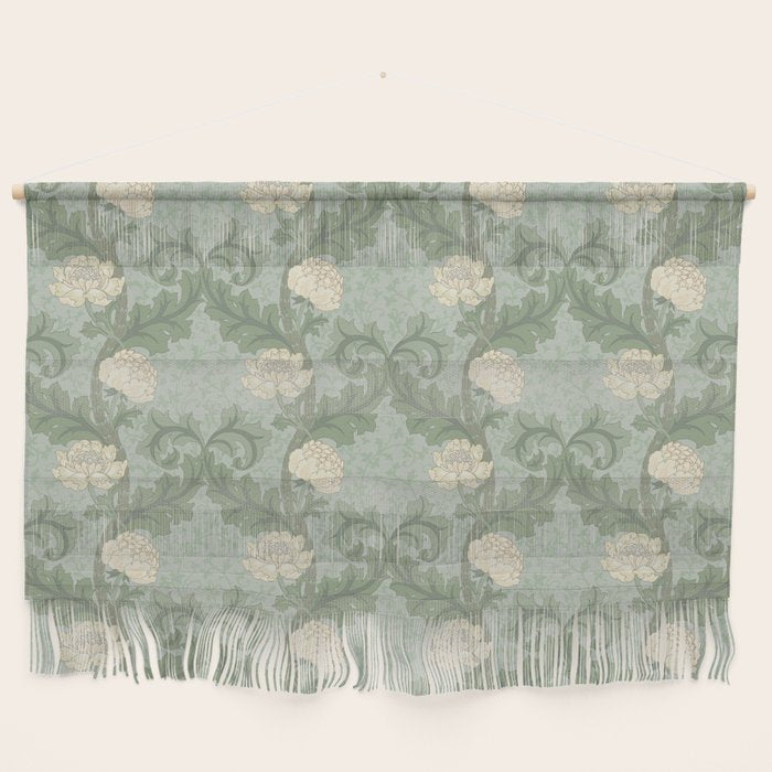 Vintage Floral Arts and Crafts Style Wall Hanging Gallery Image 1