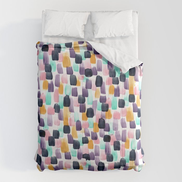 Kaleidoscope, Abstract Painting, Abstract Print, Color Pop, Pattern, Comforter Gallery Image 1