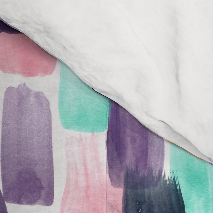 Kaleidoscope, Abstract Painting, Abstract Print, Color Pop, Pattern, Comforter Gallery Image 4