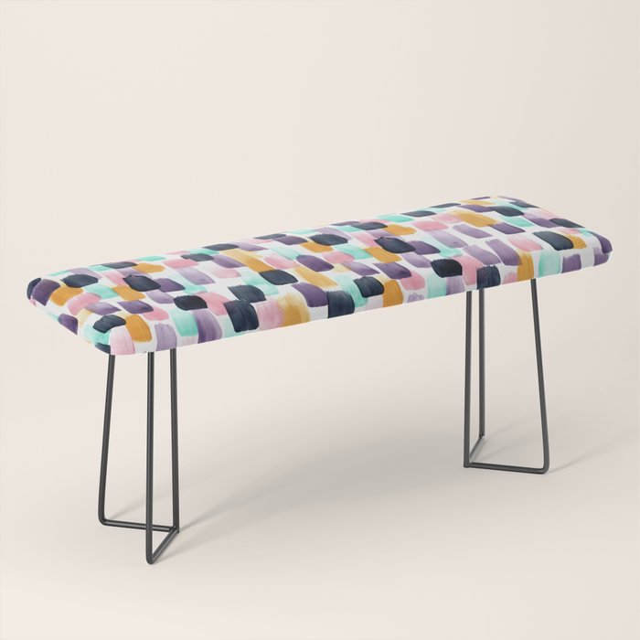 Kaleidoscope, Abstract Painting, Abstract Print, Color Pop, Pattern, Bench Gallery Image 1