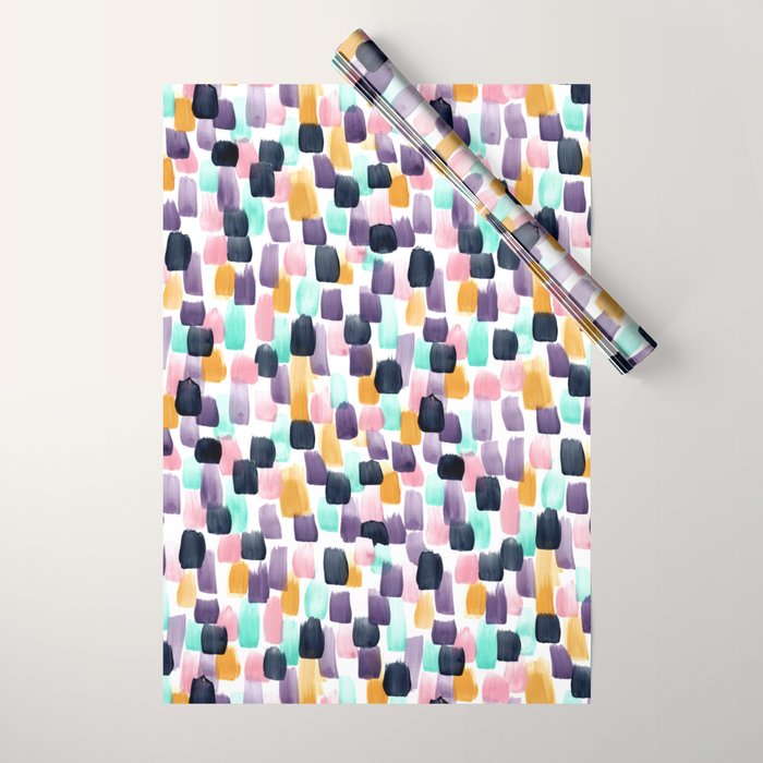 Kaleidoscope, Abstract Painting, Abstract Print, Color Pop, Pattern, Wrapping Paper Gallery Image 1