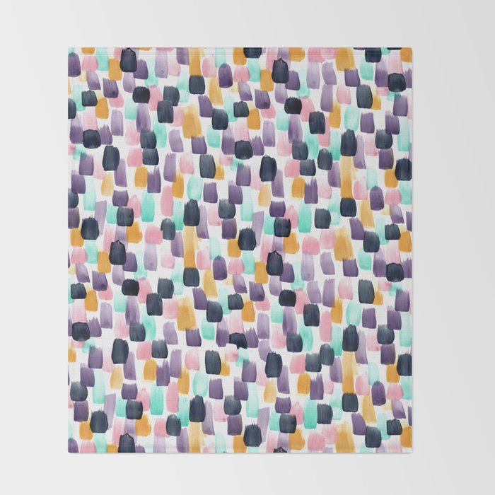 Kaleidoscope, Abstract Painting, Abstract Print, Color Pop, Pattern, Throw Blanket Gallery Image 2