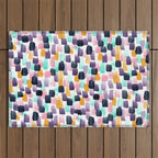 Kaleidoscope, Abstract Painting, Abstract Print, Color Pop, Pattern, Outdoor Rug Gallery Image 1