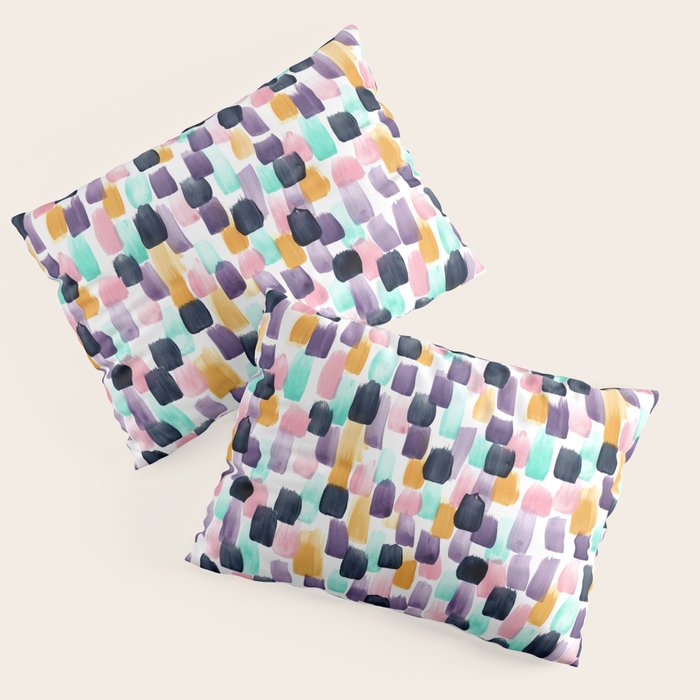 Kaleidoscope, Abstract Painting, Abstract Print, Color Pop, Pattern, Pillow Sham Gallery Image 3