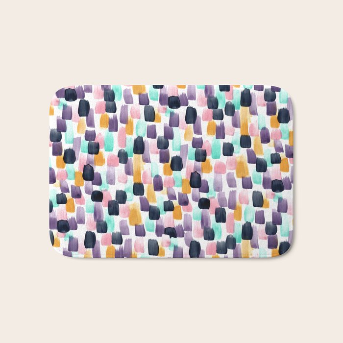 Kaleidoscope, Abstract Painting, Abstract Print, Color Pop, Pattern, Bath Mat Gallery Image 1