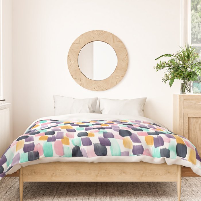 Kaleidoscope, Abstract Painting, Abstract Print, Color Pop, Pattern, Duvet Cover Gallery Image 3