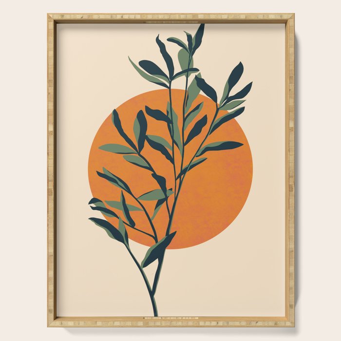 Eucalyptus Sun Serving Tray Gallery Image 1