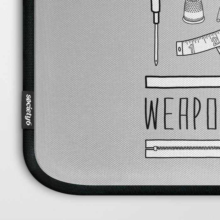 Weapons Of Mass Creation - Sewing Laptop Sleeve Gallery Image 3