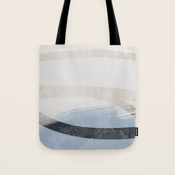 abstract brush strokes and lines 1 Tote Bag Gallery Image 1