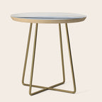 abstract brush strokes and lines 1 Side Table Gallery Image 1