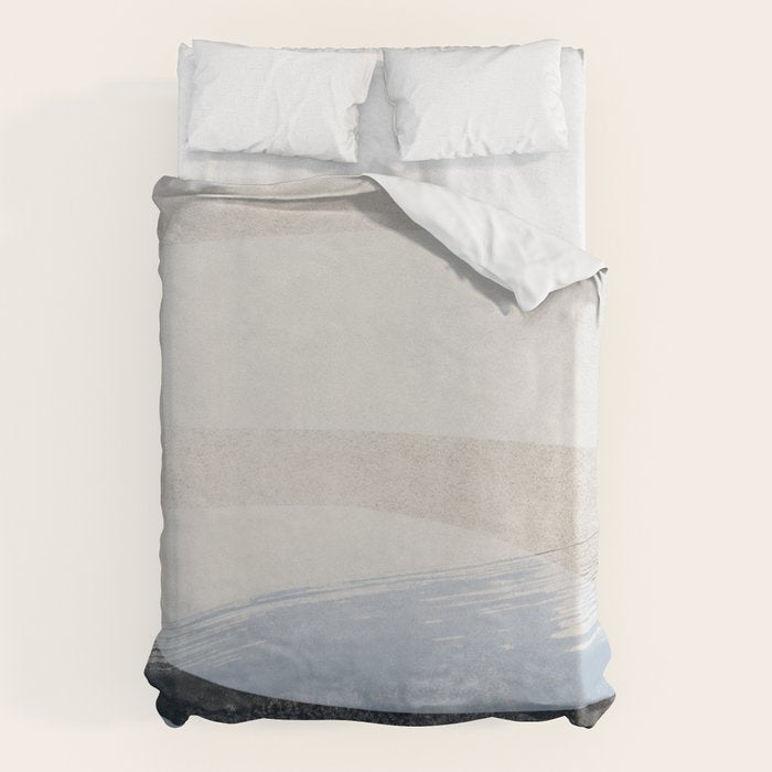 abstract brush strokes and lines 1 Duvet Cover Gallery Image 6