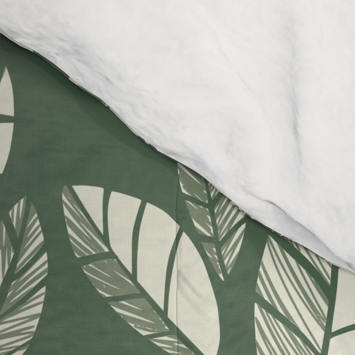 Wildlife Safari Laeves green Comforter Gallery Image 4