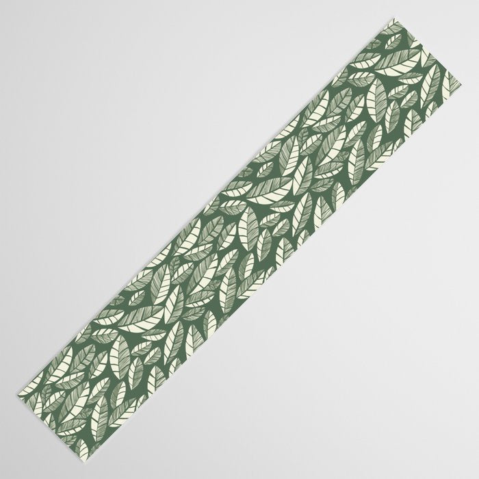 Wildlife Safari Laeves green Table Runner Gallery Image 3