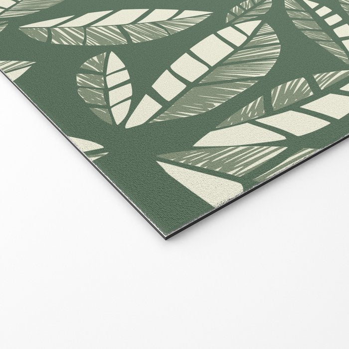 Wildlife Safari Laeves green Welcome Mat Gallery Image 2