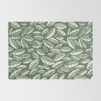 Wildlife Safari Laeves green Rug Gallery Image 2